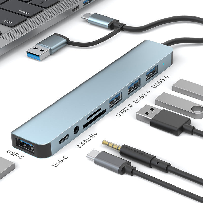 📢📢49% OFF!!⏰Eight-In-One Multi-Interface Docking Station Converter
