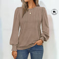 Womens Long Sleeve Blouses Fall Tops Business Casual Work Shirts Dressy Everyday Outfit