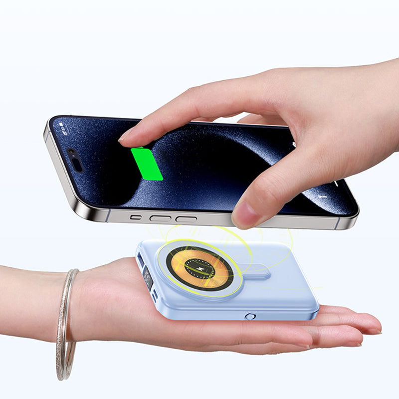 🔋60% OFF NOW! ⚡ Magnetic Wireless Power Bank 10000mAh – Fast Charging, Sleek Design & Universal Compatibility 🔌