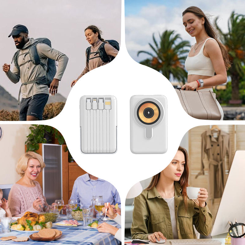🔋60% OFF NOW! ⚡ Magnetic Wireless Power Bank 10000mAh – Fast Charging, Sleek Design & Universal Compatibility 🔌