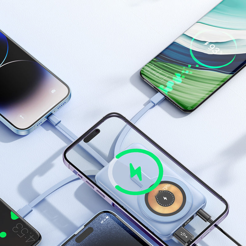 🔋60% OFF NOW! ⚡ Magnetic Wireless Power Bank 10000mAh – Fast Charging, Sleek Design & Universal Compatibility 🔌