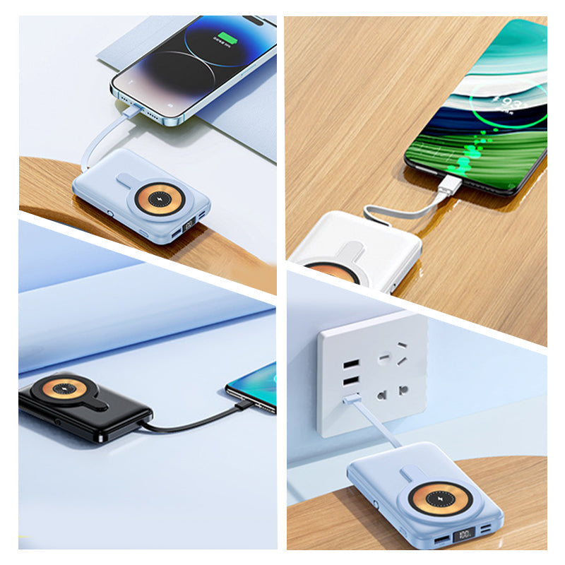 🔋60% OFF NOW! ⚡ Magnetic Wireless Power Bank 10000mAh – Fast Charging, Sleek Design & Universal Compatibility 🔌