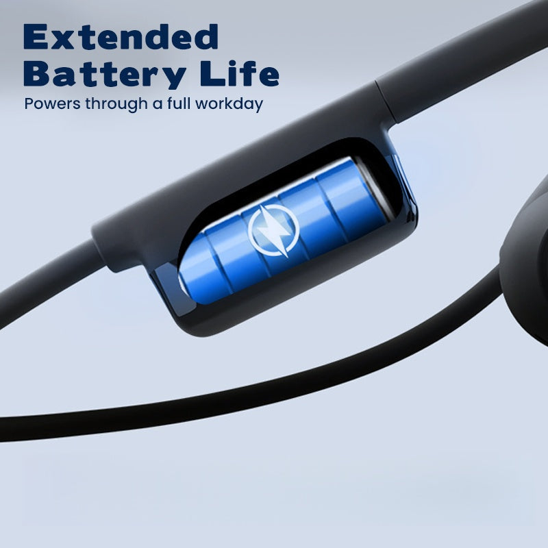 🎁Hot Sale Promotion 49% OFF🔥 Open Air Conduction Wireless Bluetooth Headset with Microphone