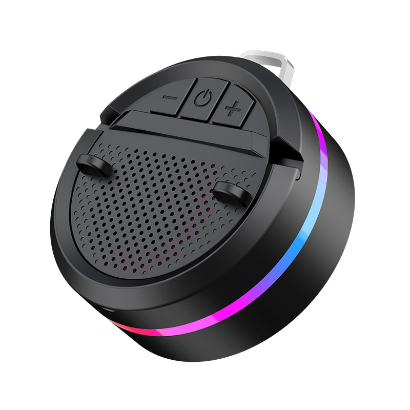 Portable Bluetooth Speaker with RGB Lights & Phone Stand